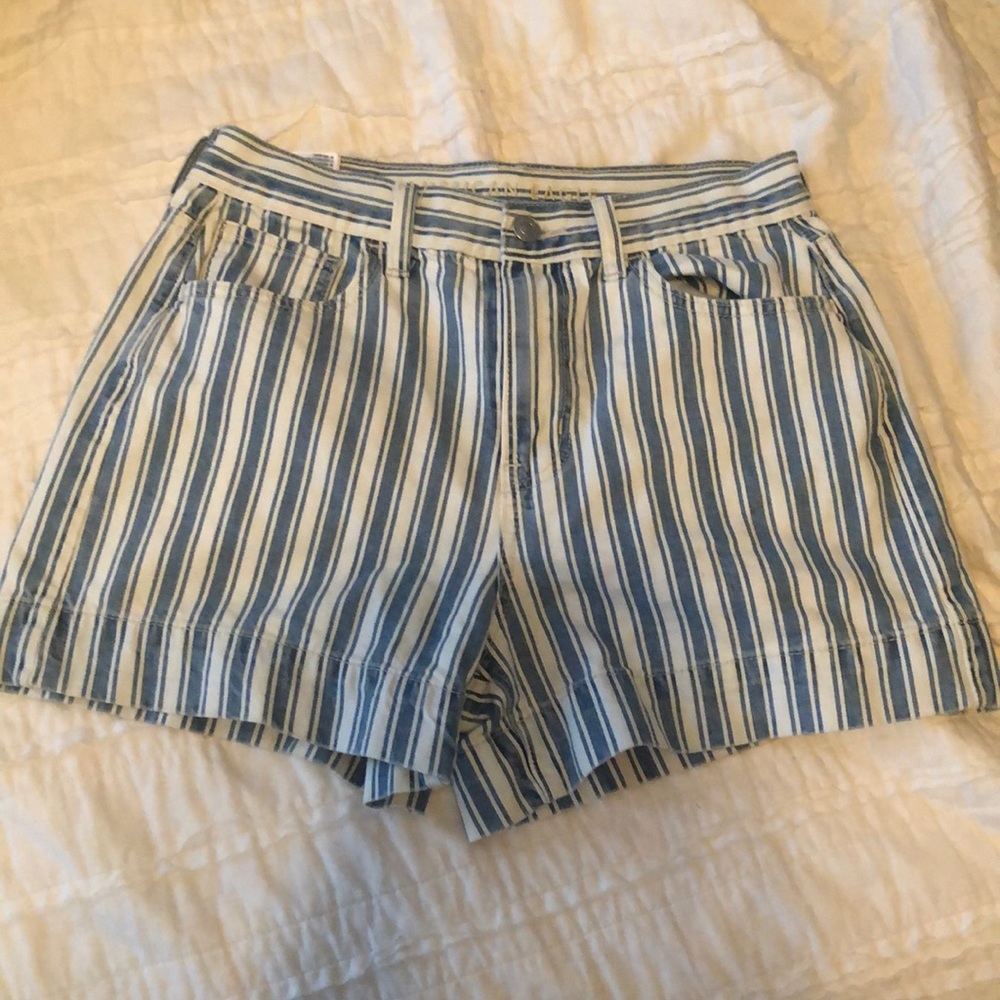 Pinstriped shorts